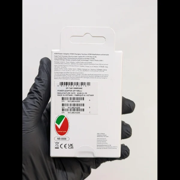 SAMSUNG EP-T4511 45W 3 PIN POWER ADAPTER